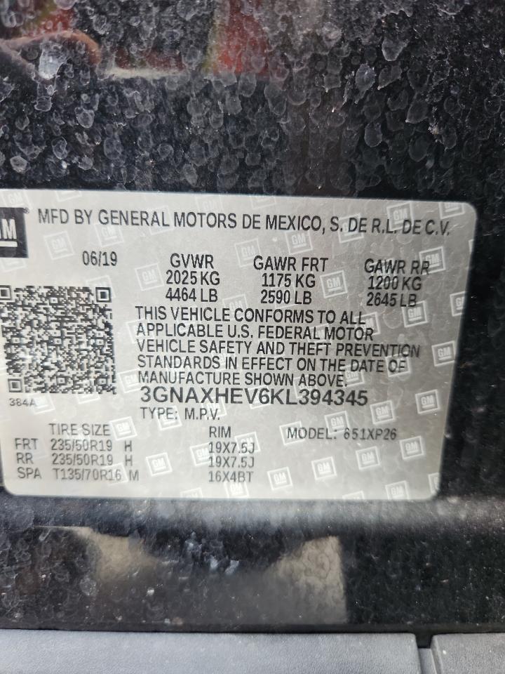 2019 CHEVROLET EQUINOX