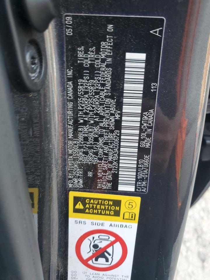 2010 LEXUS RX 350