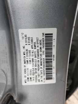 2013 HONDA ACCORD