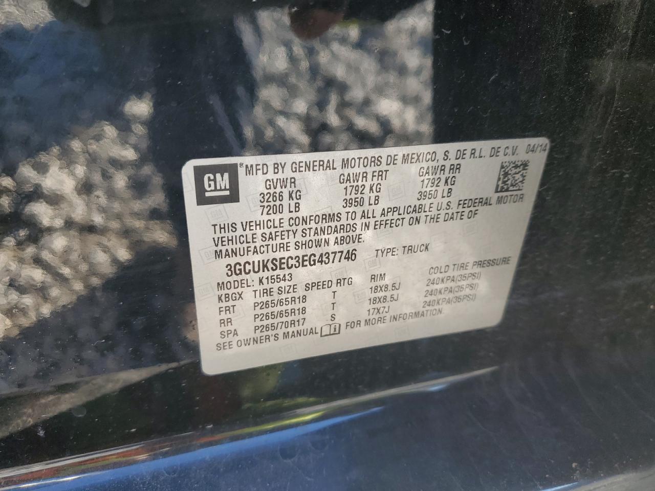 2014 CHEVROLET Silverado