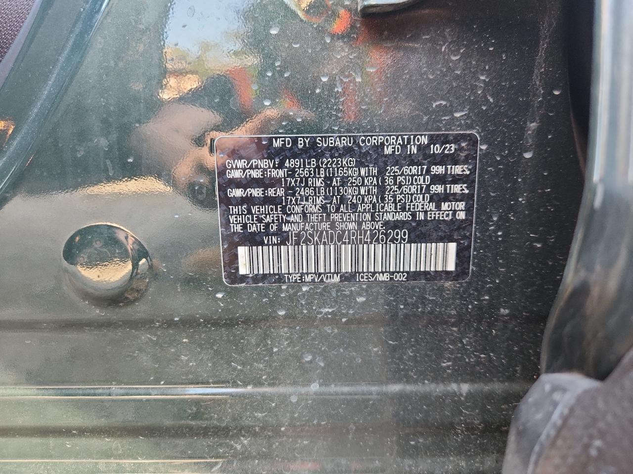 2024 SUBARU FORESTER