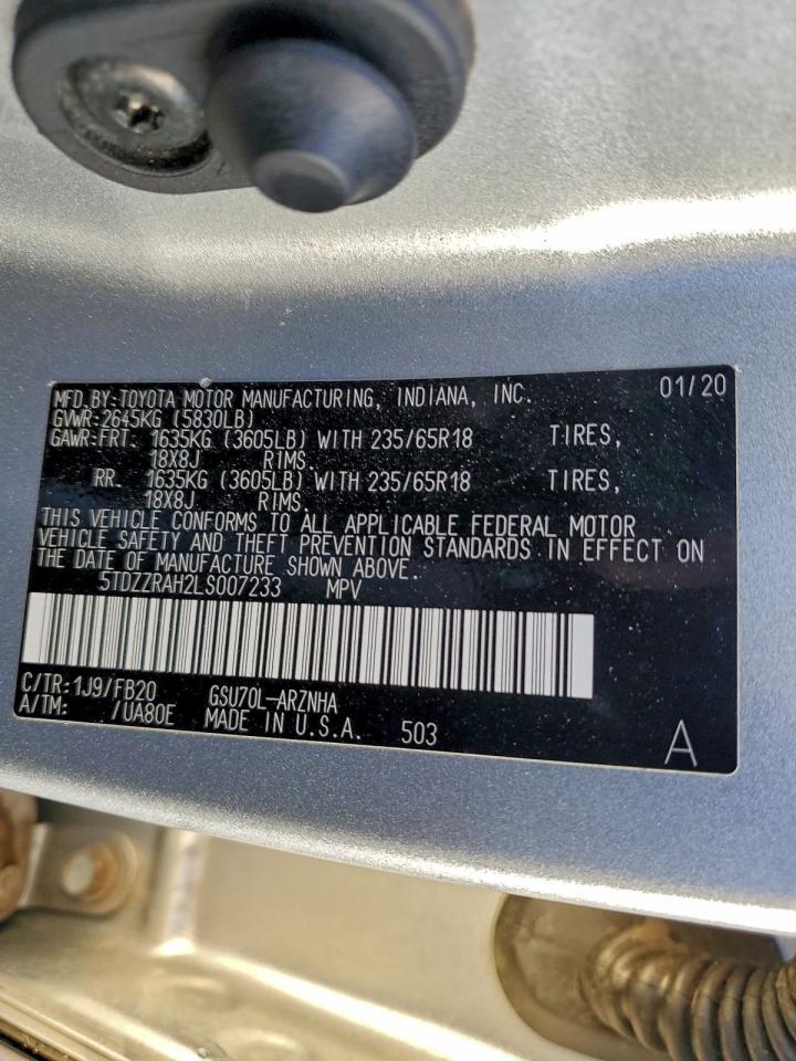 2020 TOYOTA HIGHLANDER