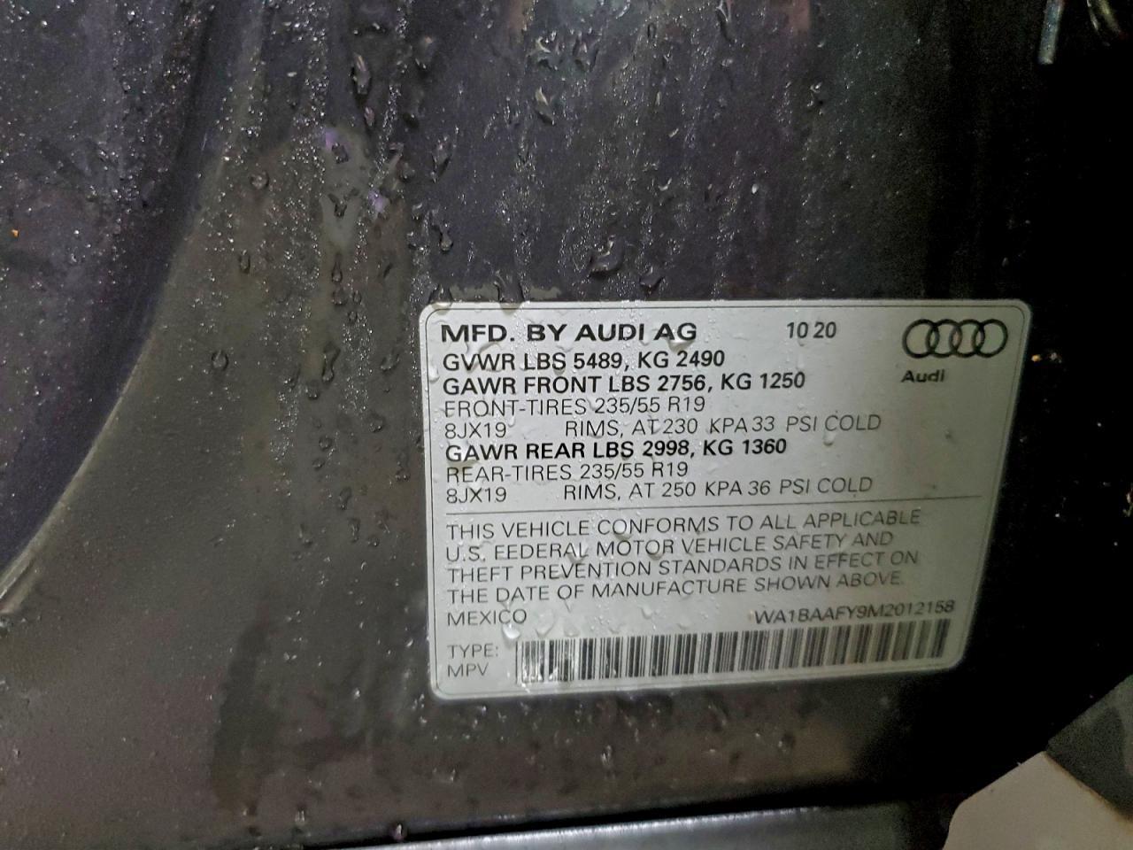 2021 AUDI Q5