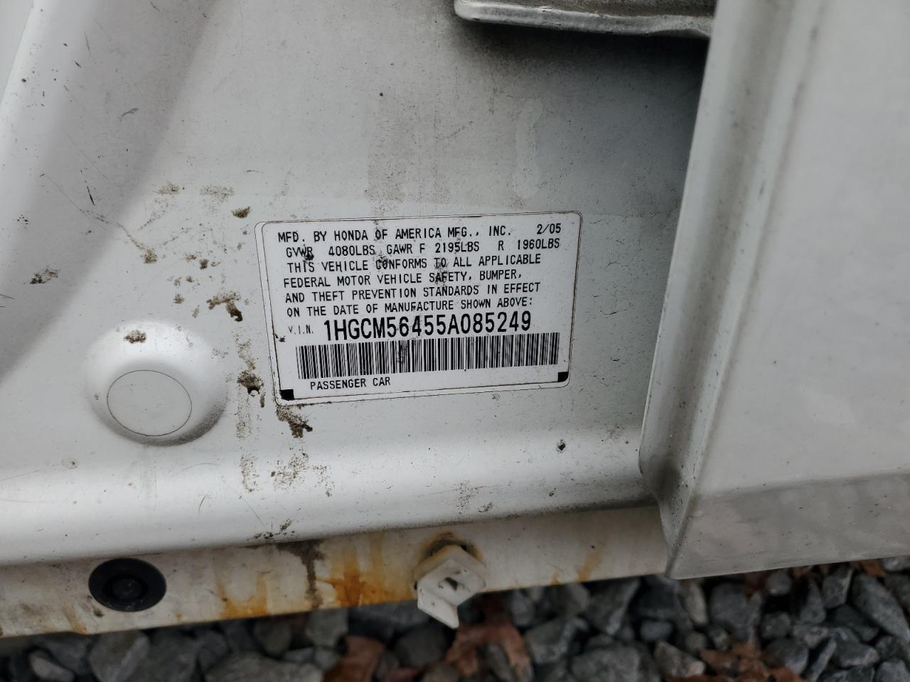 2005 HONDA ACCORD