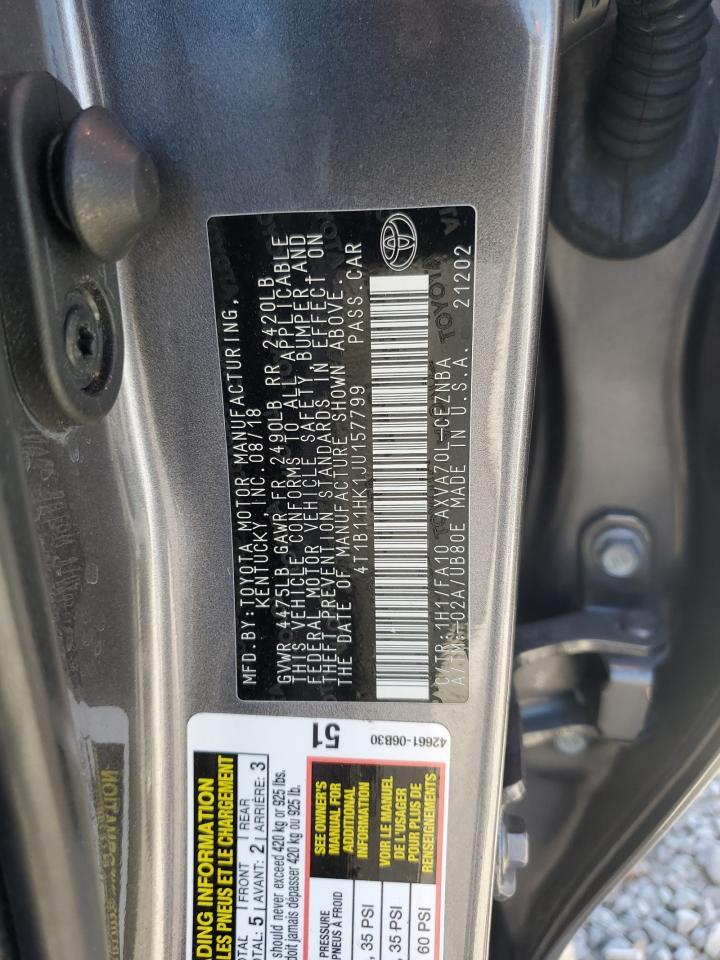 2018 TOYOTA CAMRY