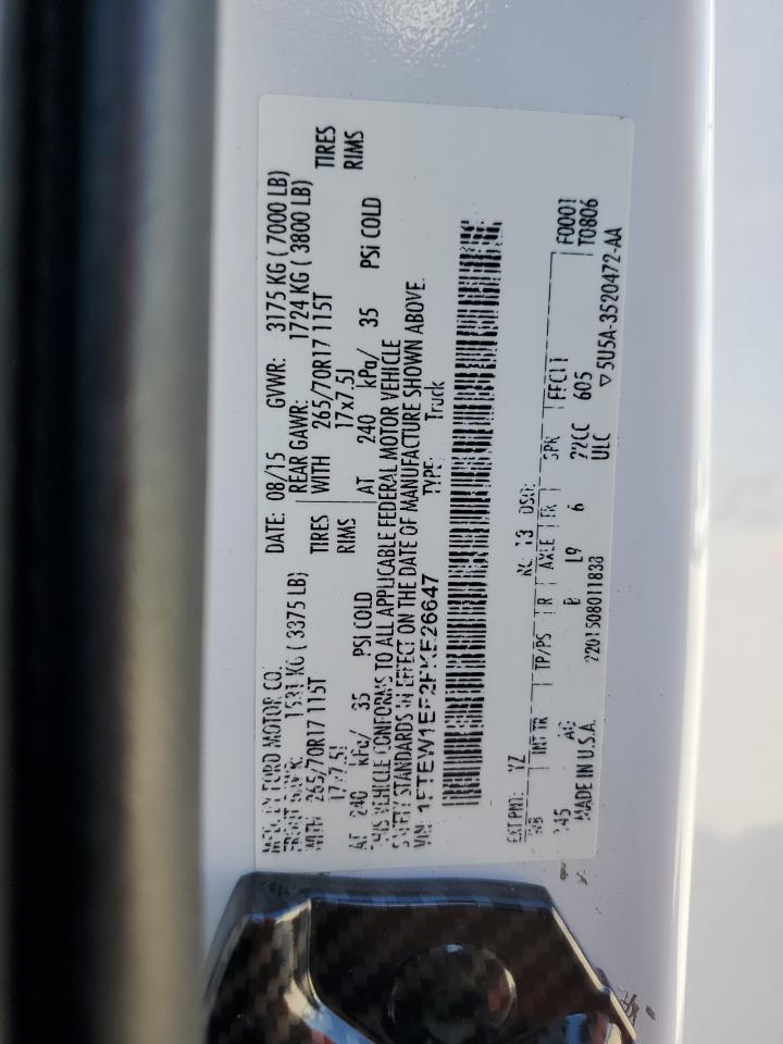 2015 FORD F-150
