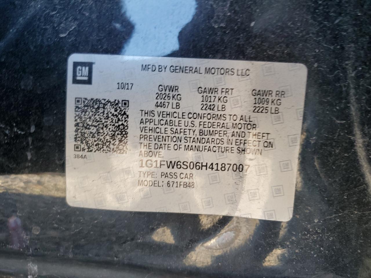2017 CHEVROLET Bolt EV