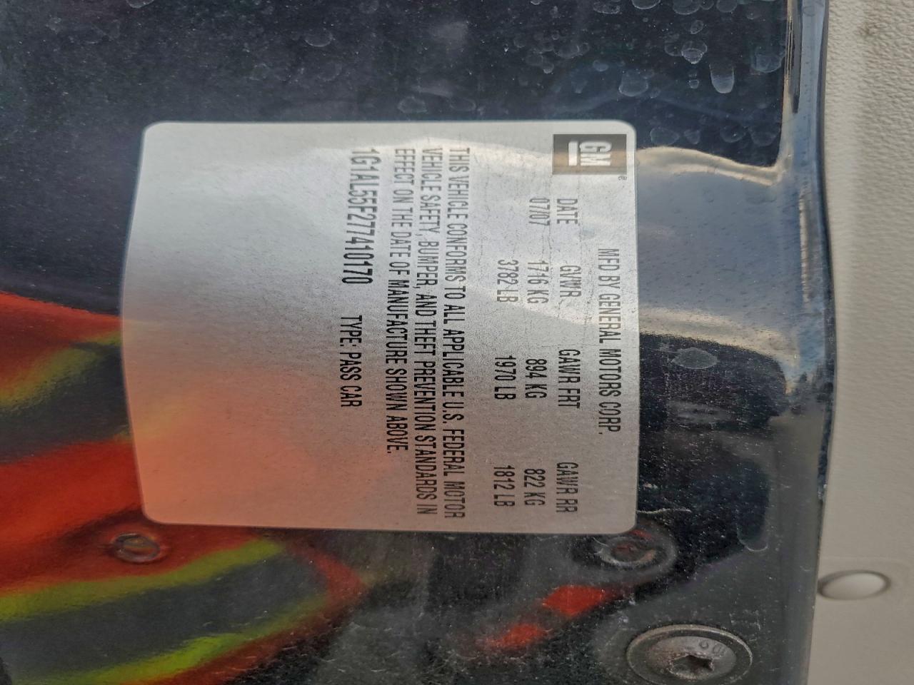 2007 CHEVROLET COBALT