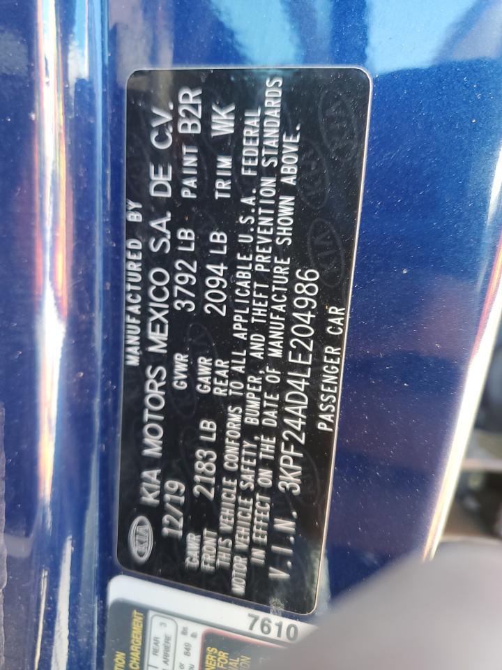 2020 KIA FORTE