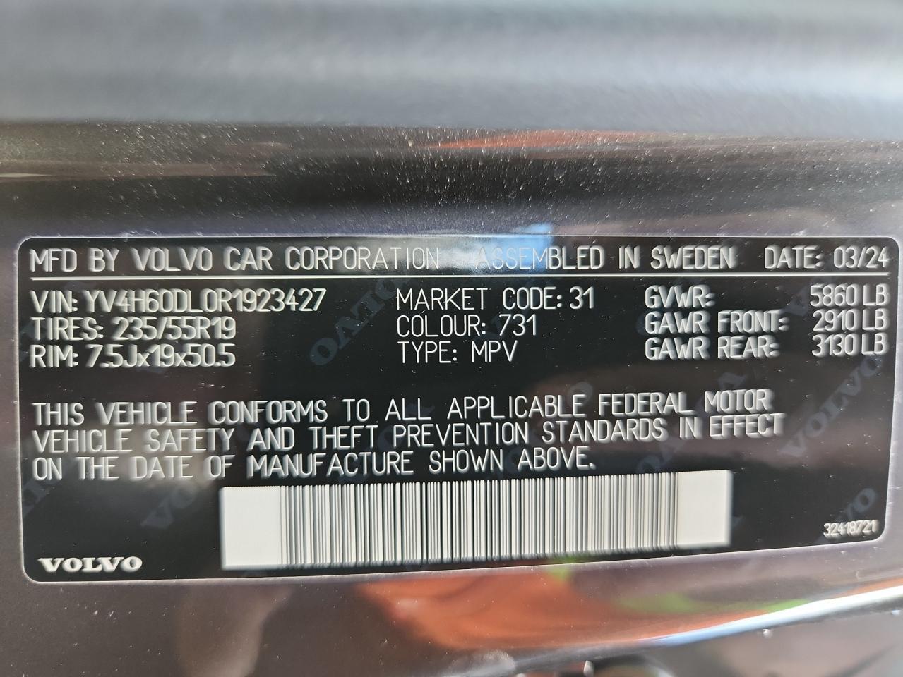 2024 VOLVO XC60