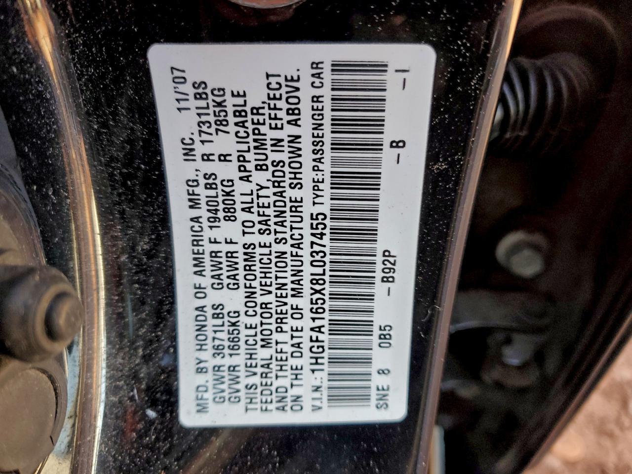 2008 HONDA CIVIC