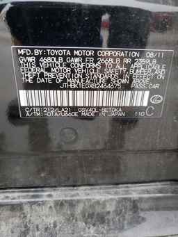 2011 LEXUS ES 350