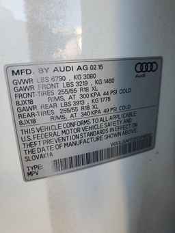 2015 AUDI Q7