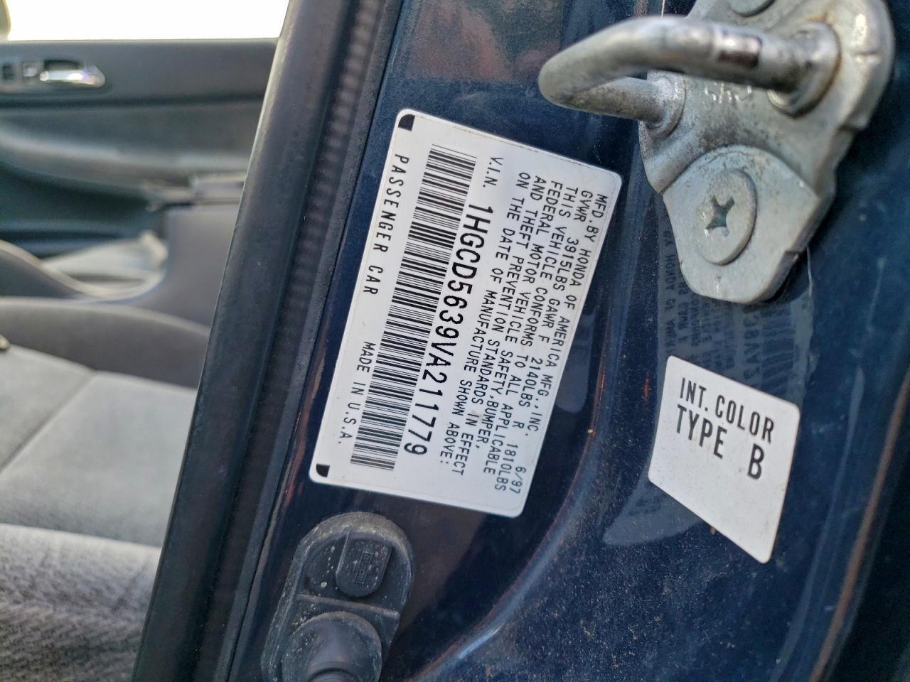 1997 HONDA ACCORD