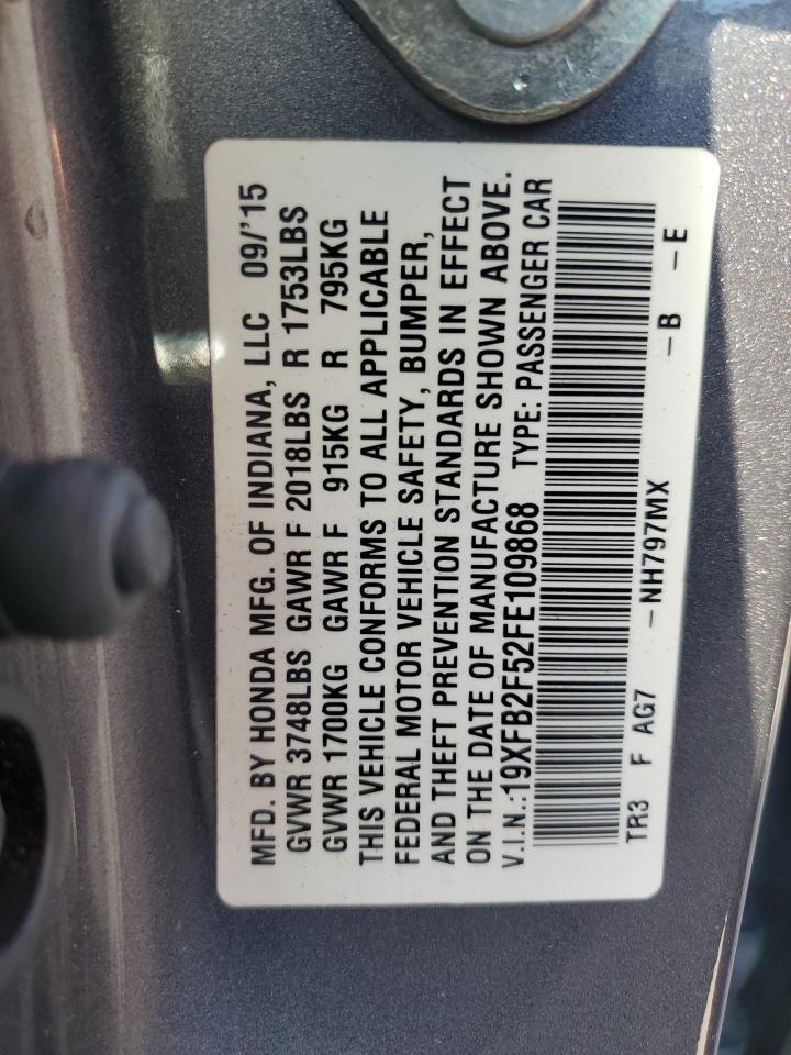 2015 HONDA CIVIC