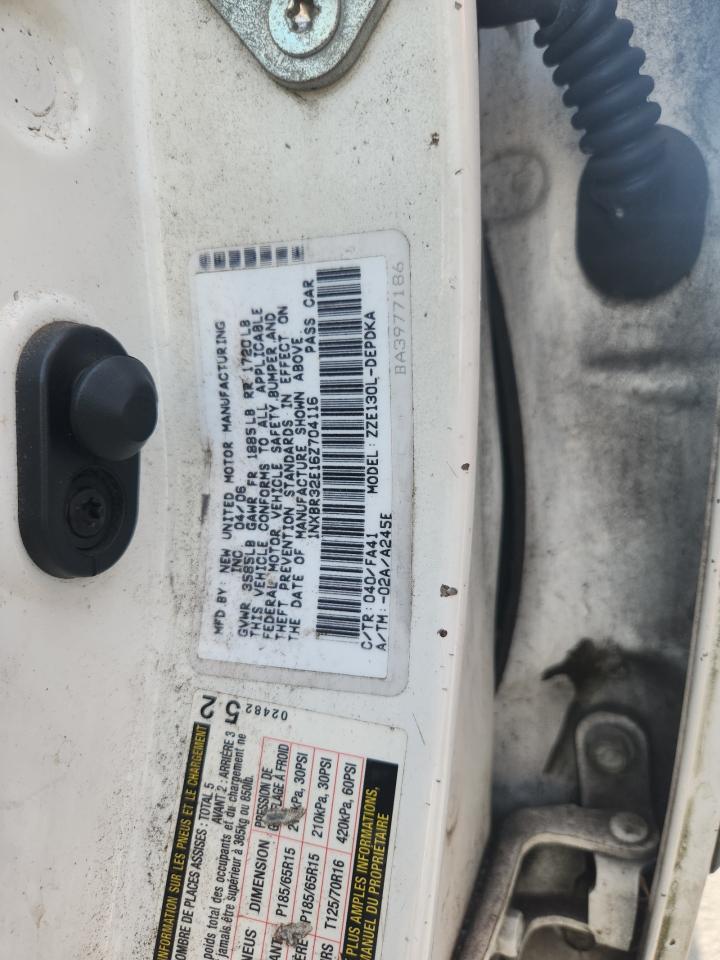 2006 TOYOTA COROLLA