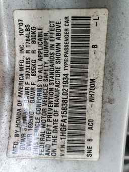 2008 HONDA CIVIC