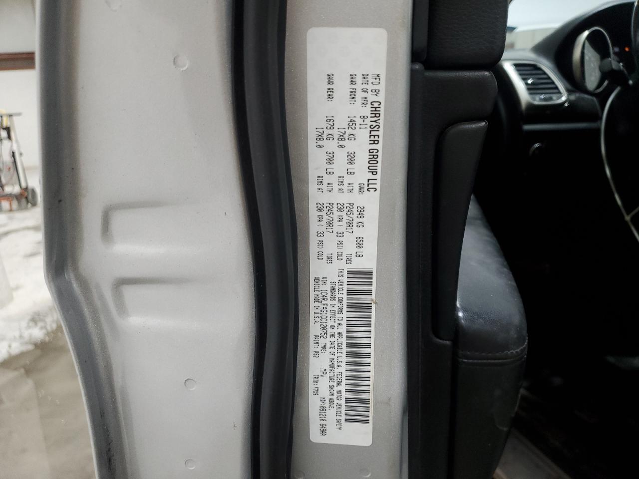 2012 JEEP Grand Cherokee