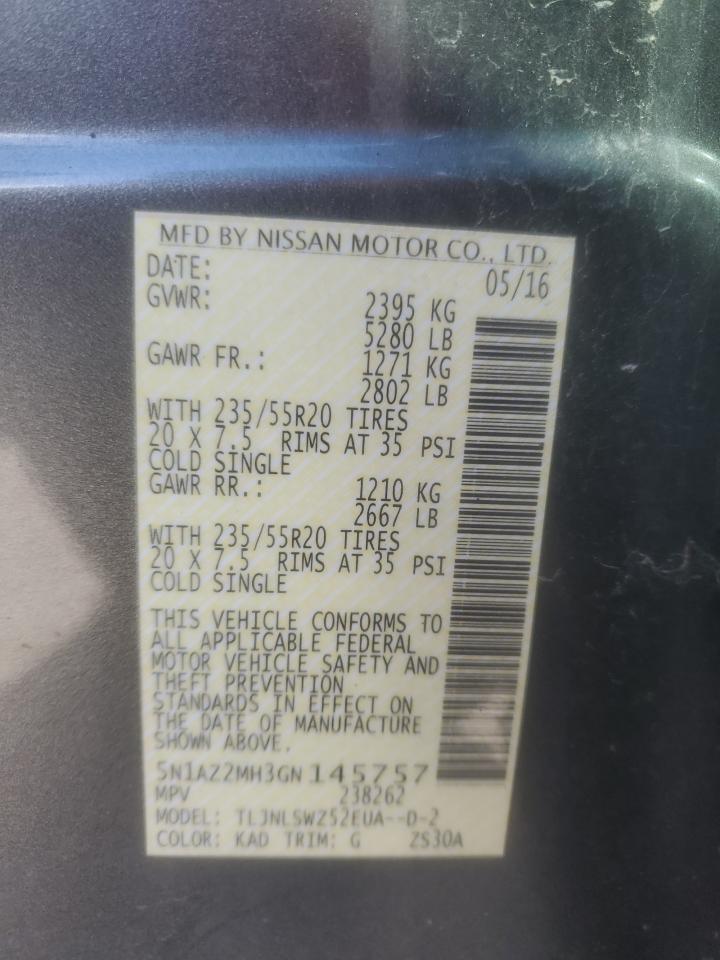 2016 NISSAN MURANO