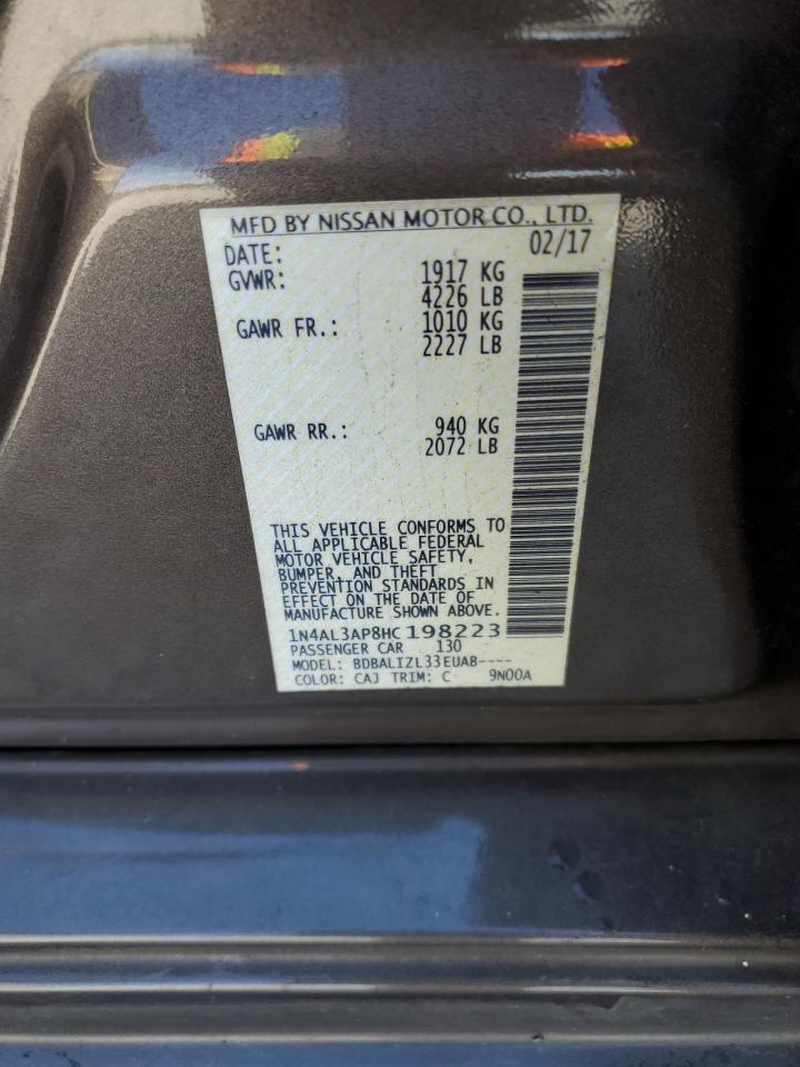 2017 NISSAN ALTIMA