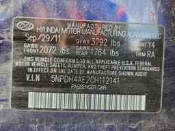 2012 HYUNDAI ELANTRA