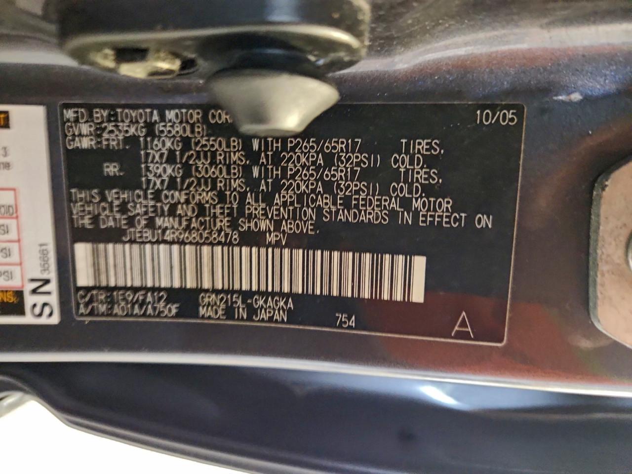 2006 TOYOTA 4Runner