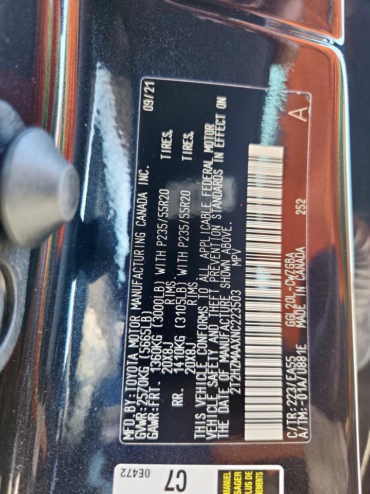 2022 LEXUS RX 350