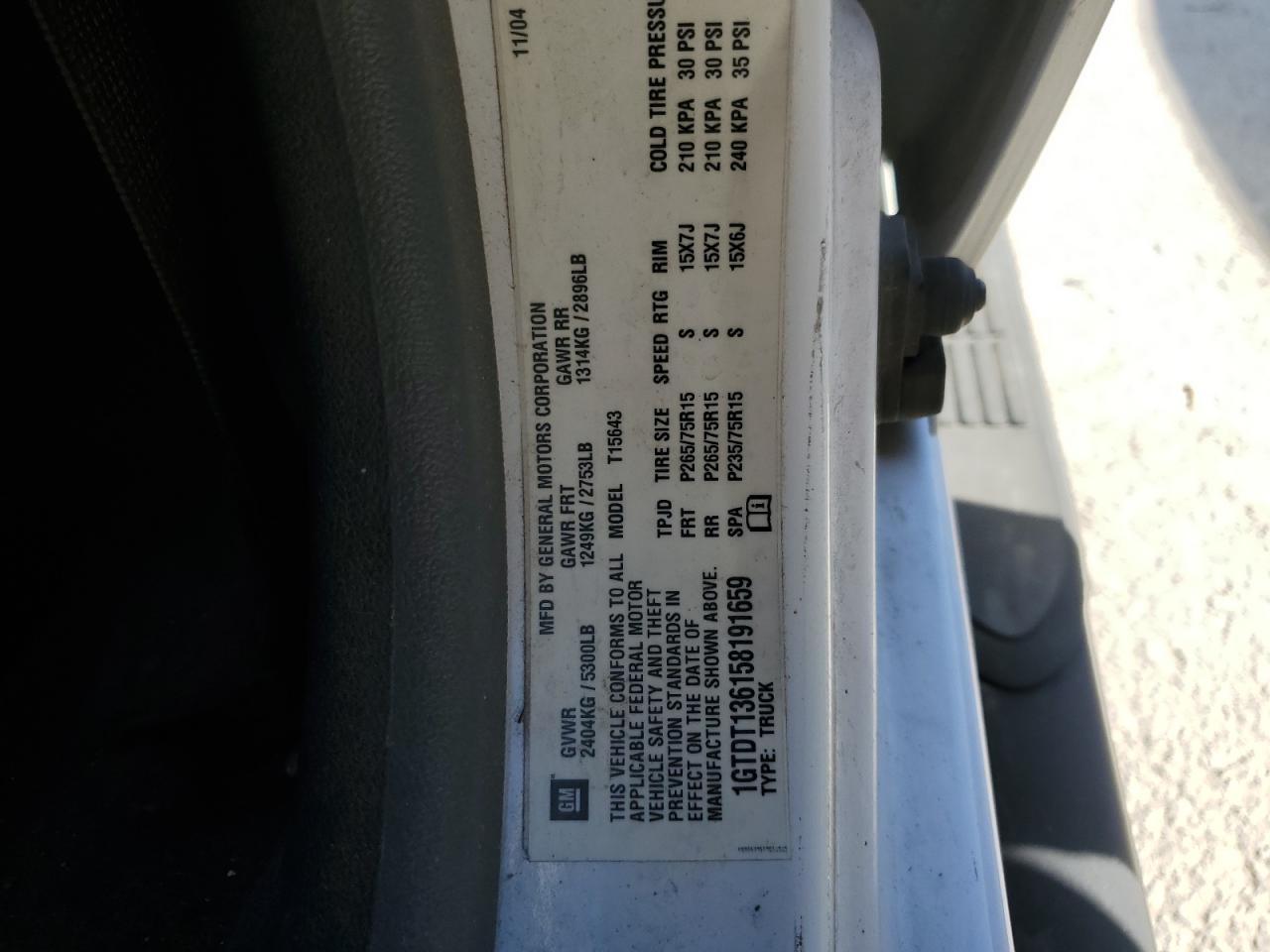 2005 GMC CANYON