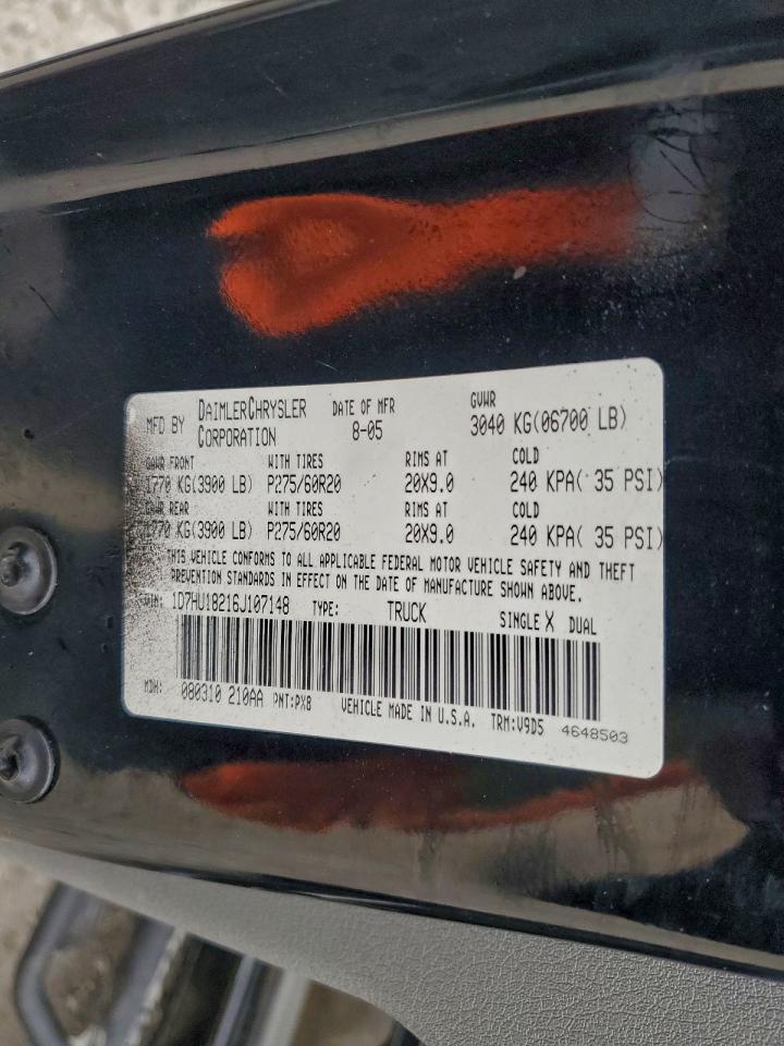2006 DODGE RAM 1500