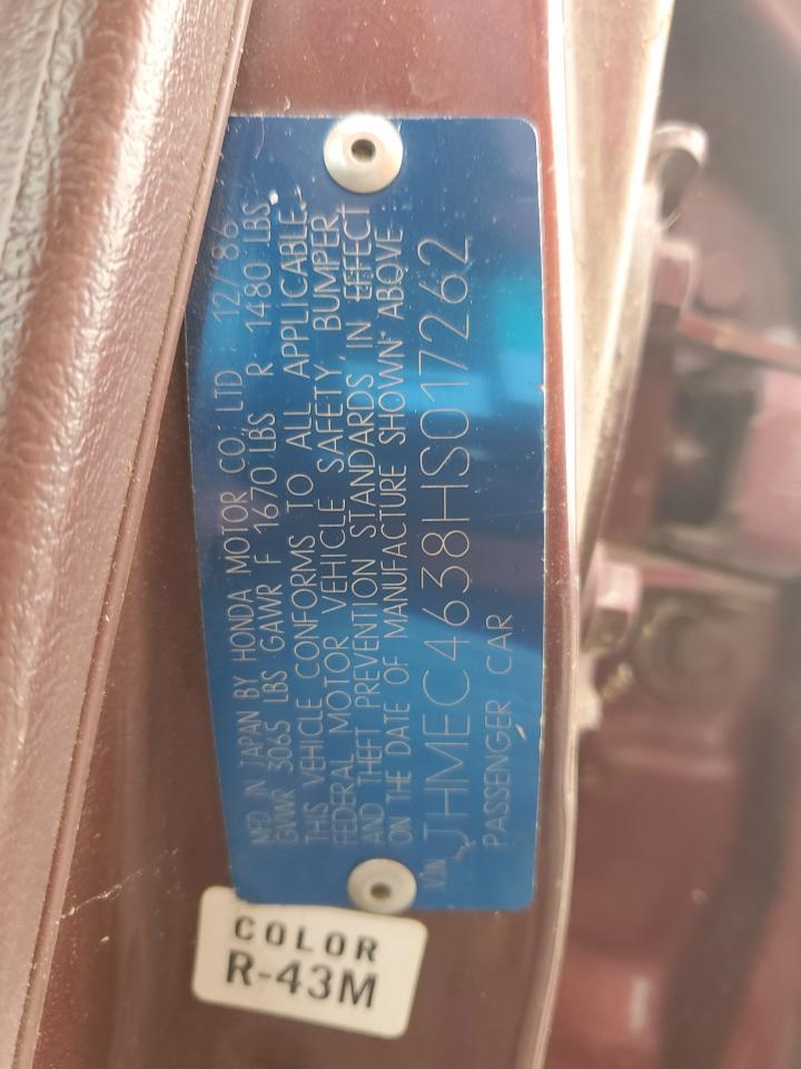 1987 HONDA CIVIC