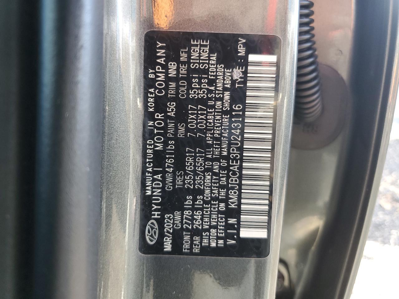 2023 HYUNDAI TUCSON
