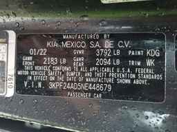 2022 KIA FORTE