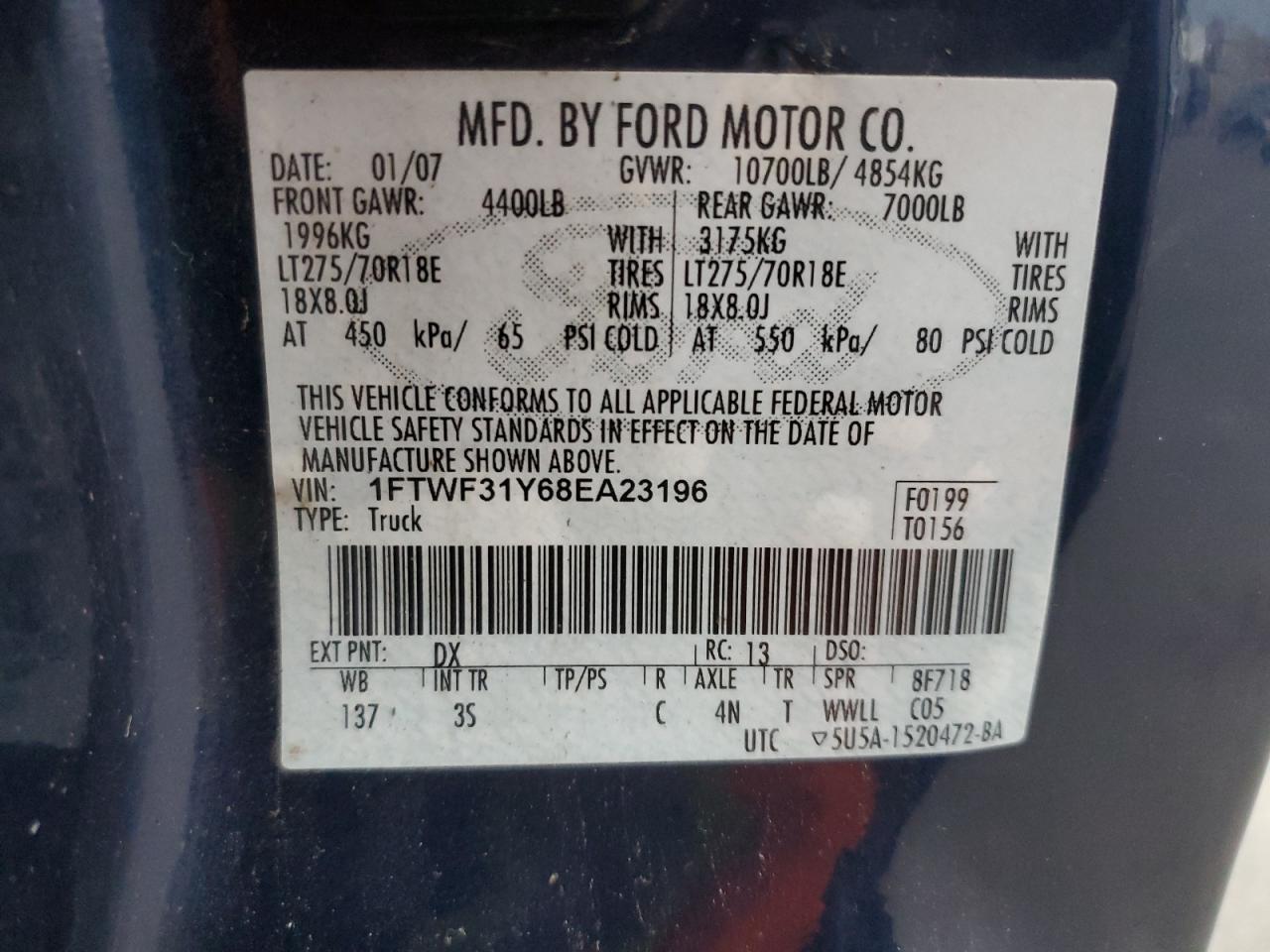 2008 FORD F-350