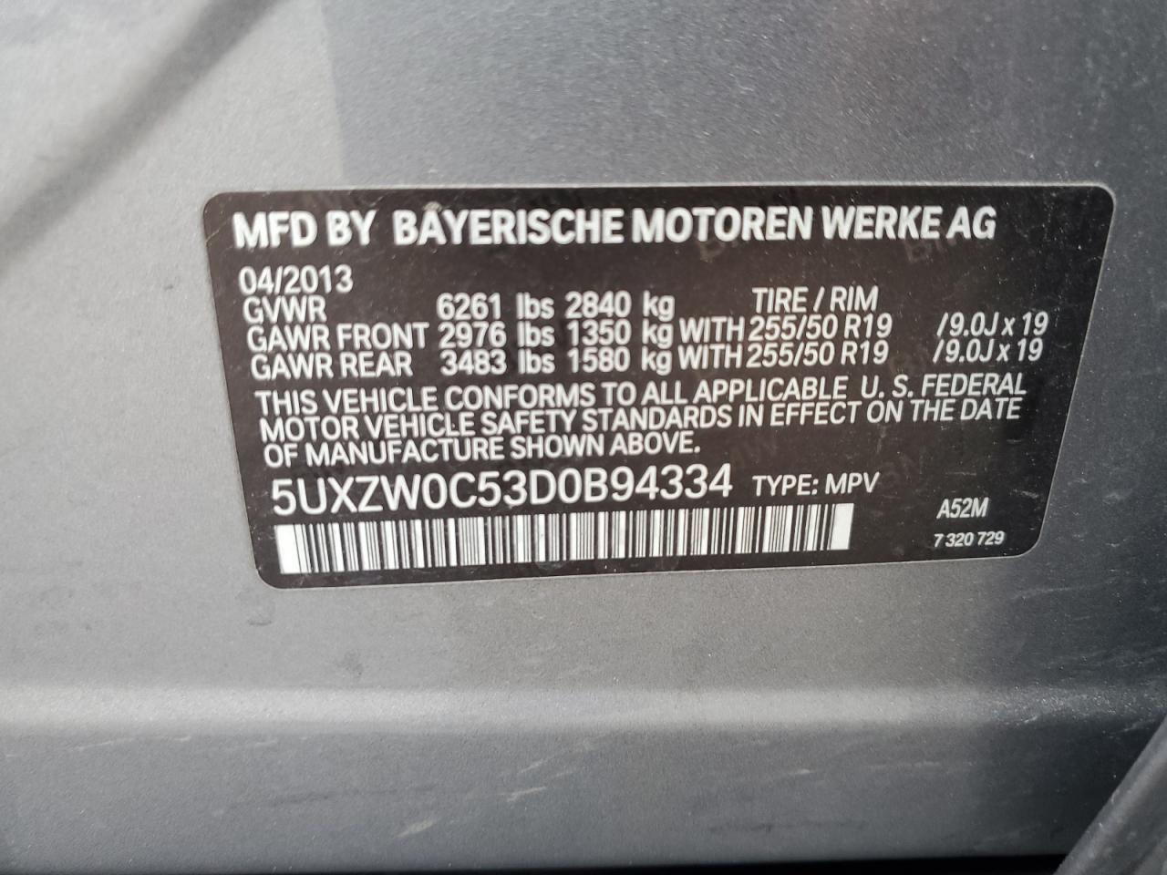 2013 BMW X5