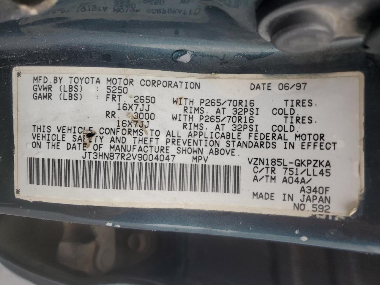 1997 TOYOTA 4Runner