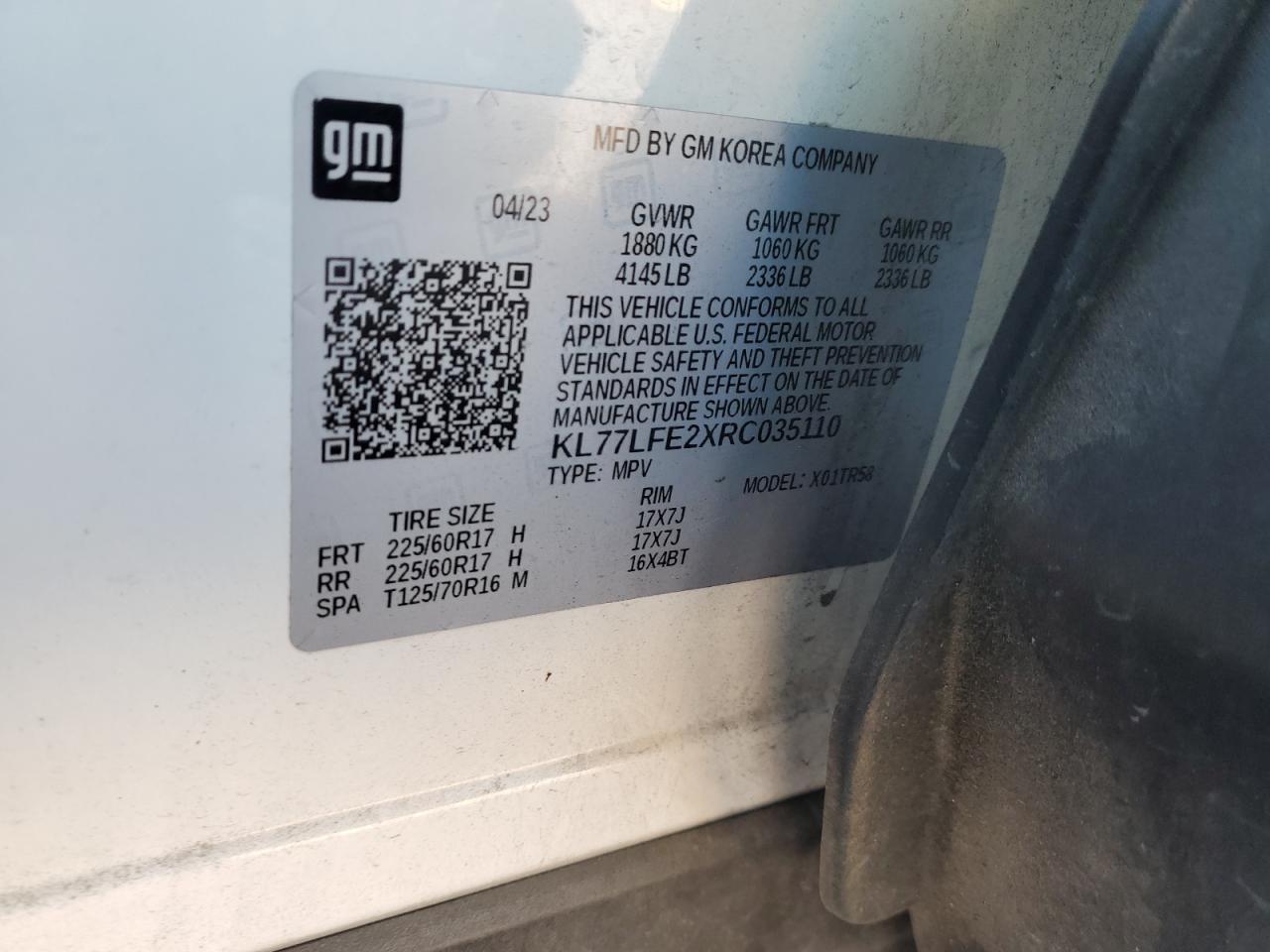 2024 CHEVROLET TRAX