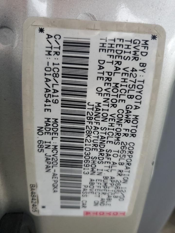 2001 TOYOTA CAMRY