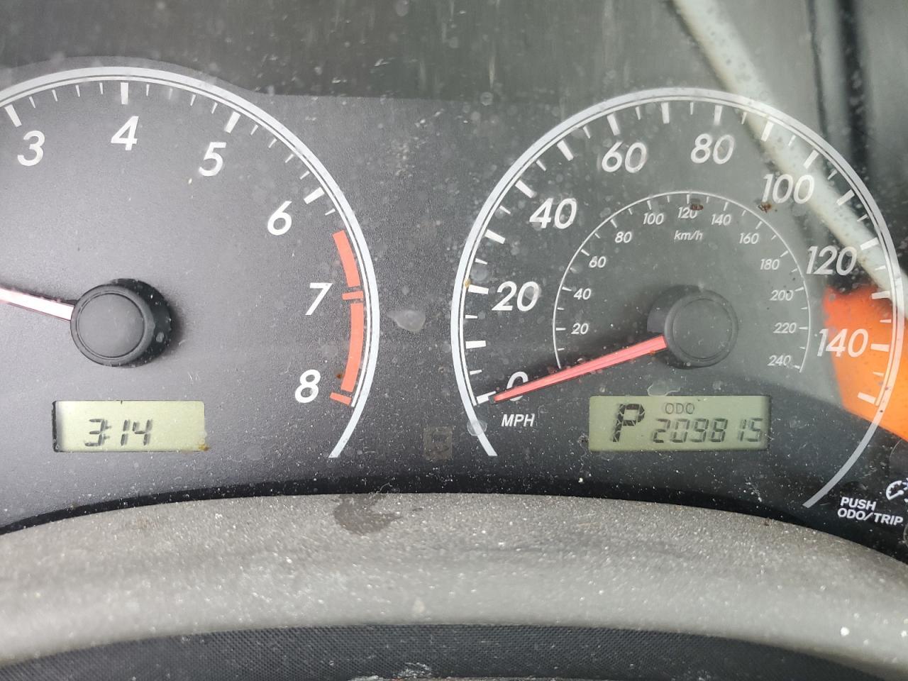 2009 TOYOTA COROLLA