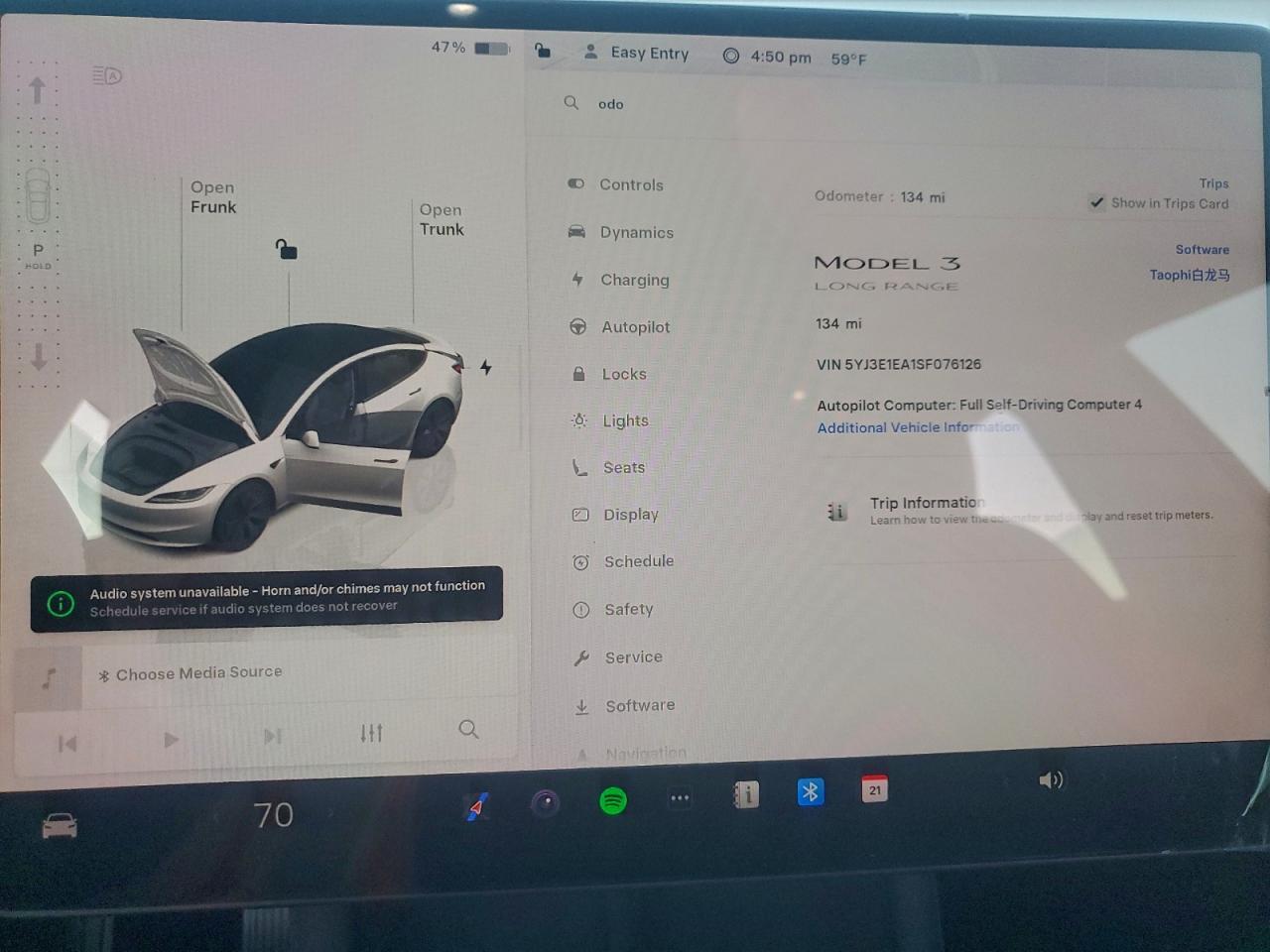 2025 TESLA MODEL 3