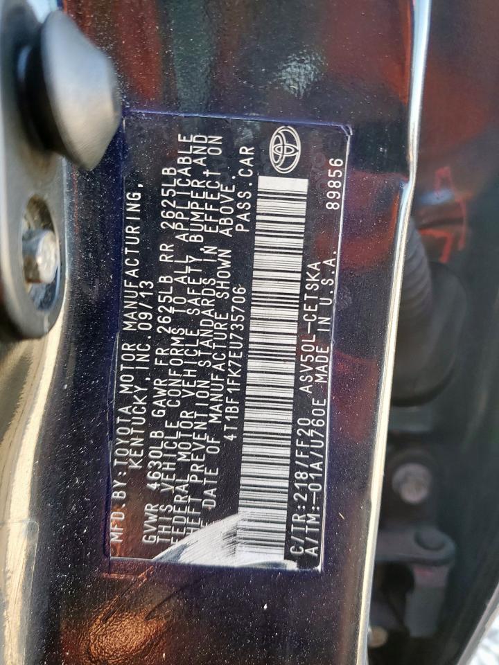 2014 TOYOTA CAMRY