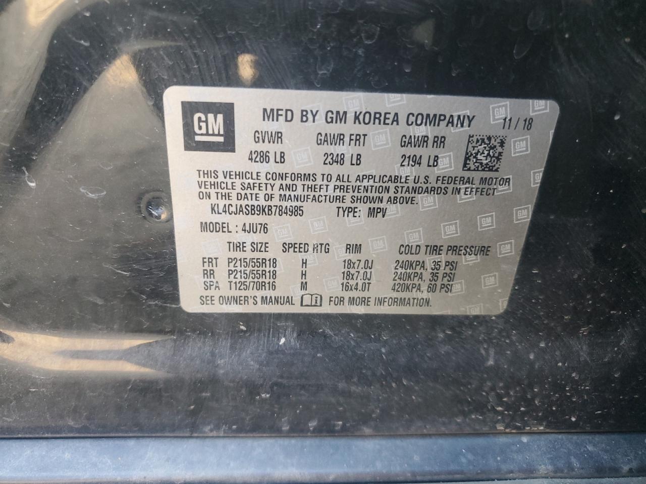 2019 BUICK ENCORE