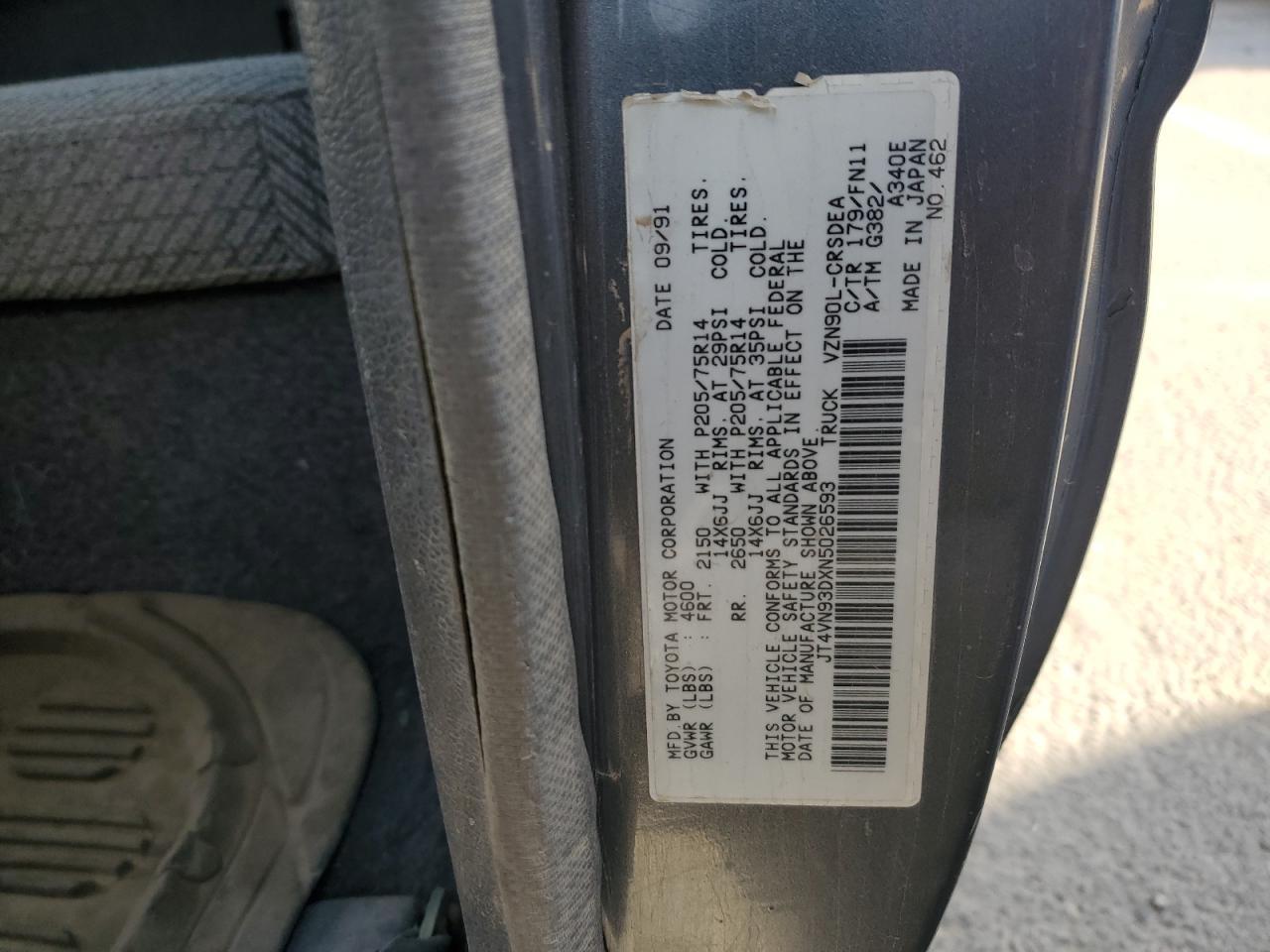1992 TOYOTA Pickup