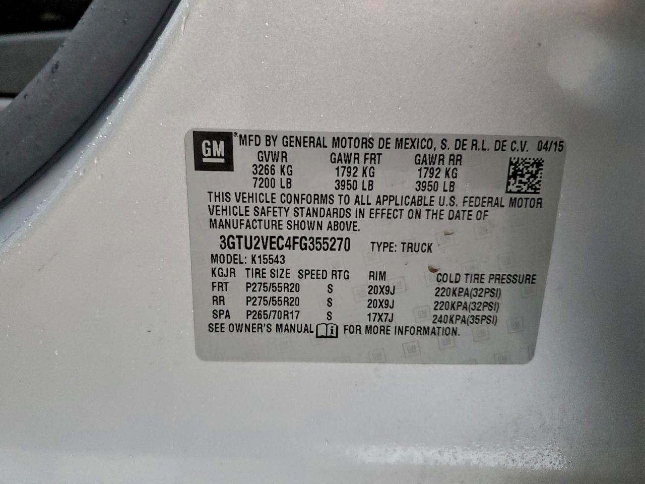 2015 GMC Sierra