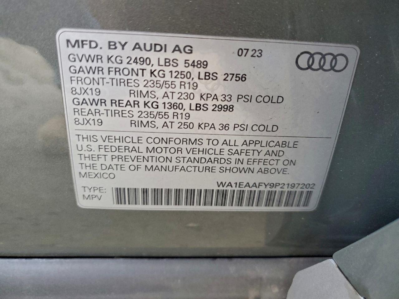 2023 AUDI Q5