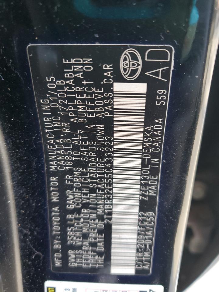 2005 TOYOTA COROLLA