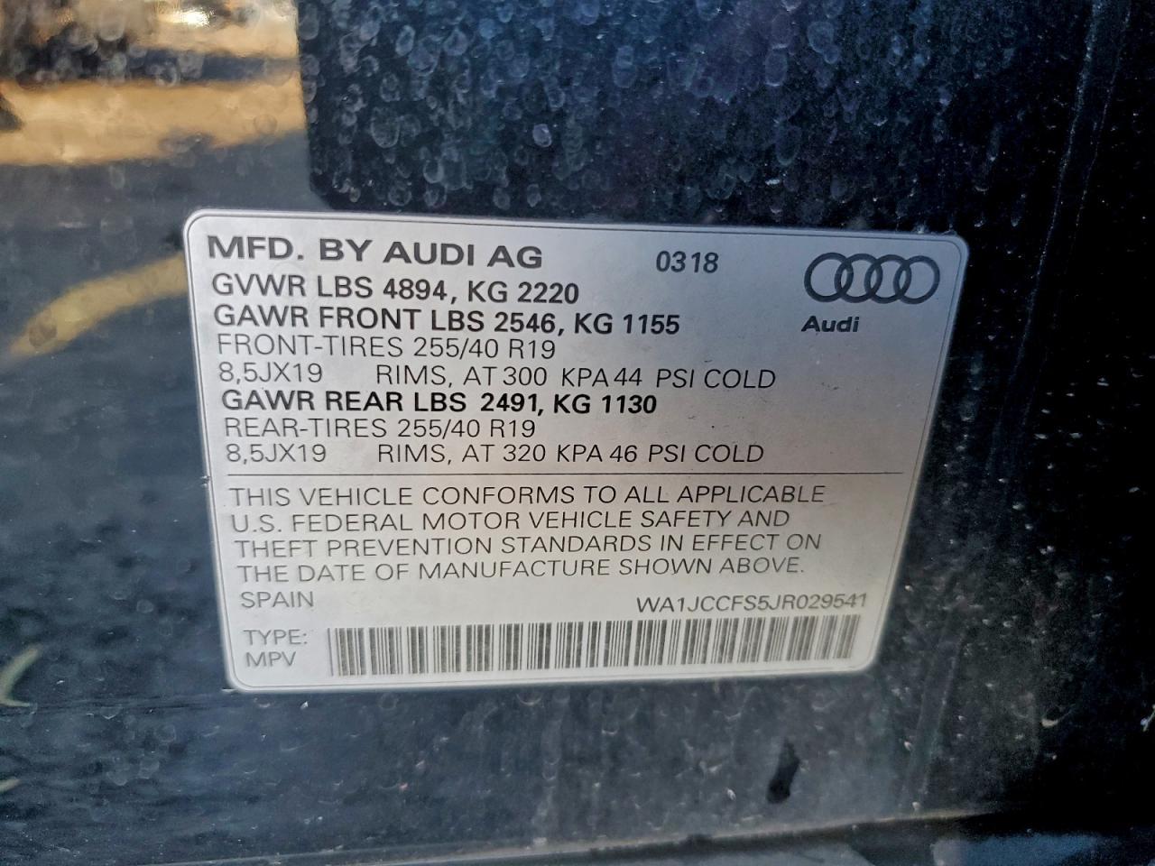 2018 AUDI Q3