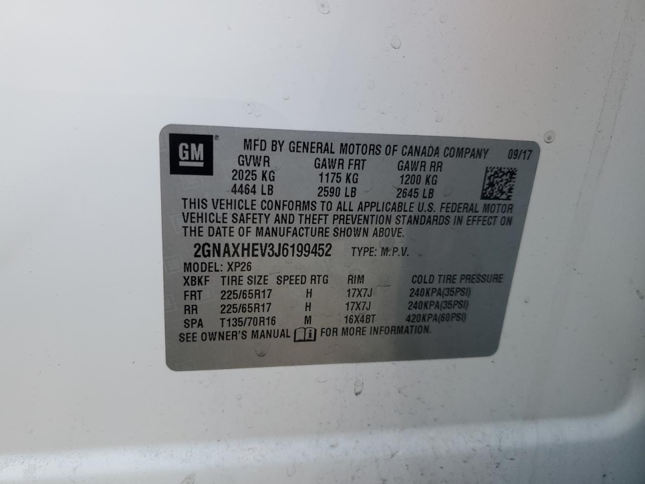 2018 CHEVROLET EQUINOX