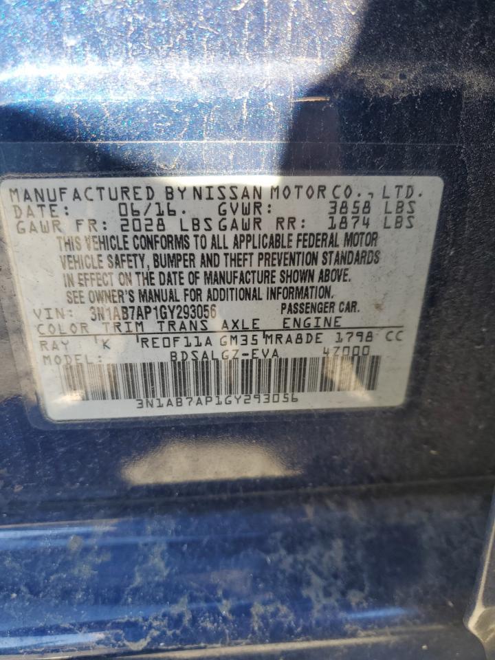 2016 NISSAN SENTRA