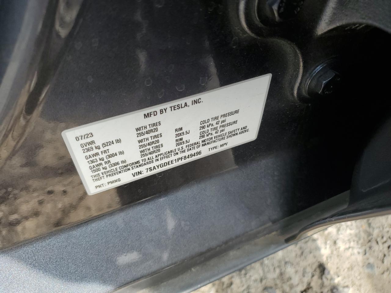 2023 TESLA MODEL Y