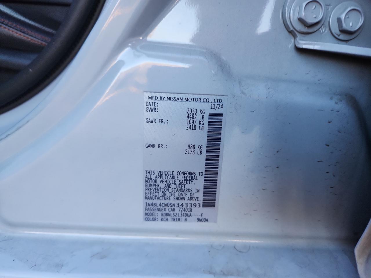 2025 NISSAN ALTIMA